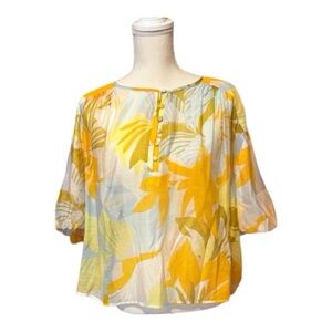 Vince Camuto floral top nwt